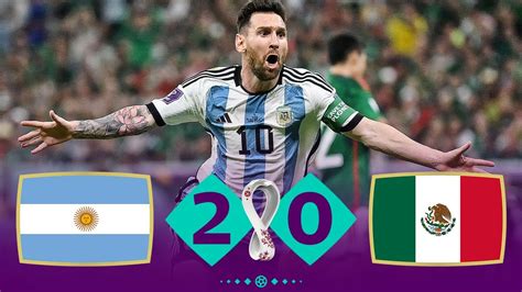 argentina vs mexico 2022 world cup